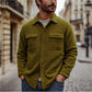 Heren Overshirt met Borstzakken | Casual Laagje | Warm & Trendy