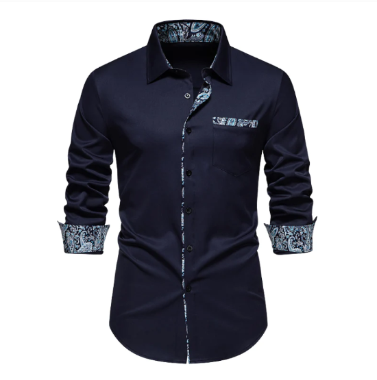 Milano Business Shirt | Contrasterende Details | Slim Fit