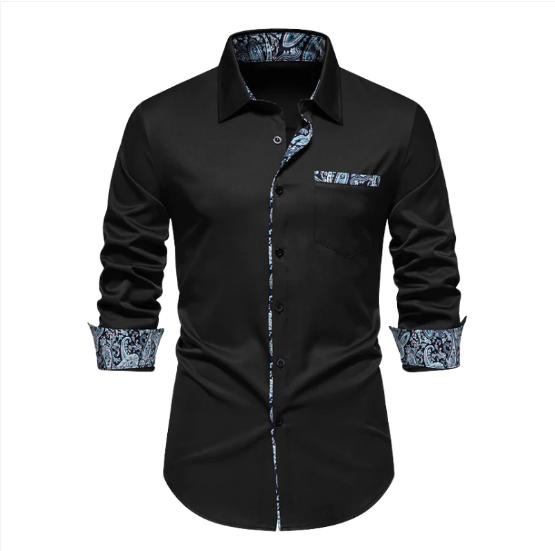 Milano Business Shirt | Contrasterende Details | Slim Fit