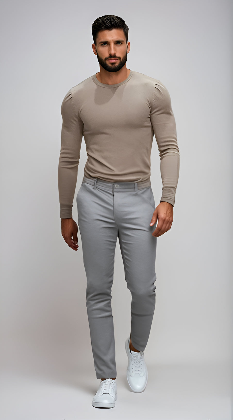 Herenbroek | Katoenmix Stretch | Slim Fit met Meervoudige Kleuropties