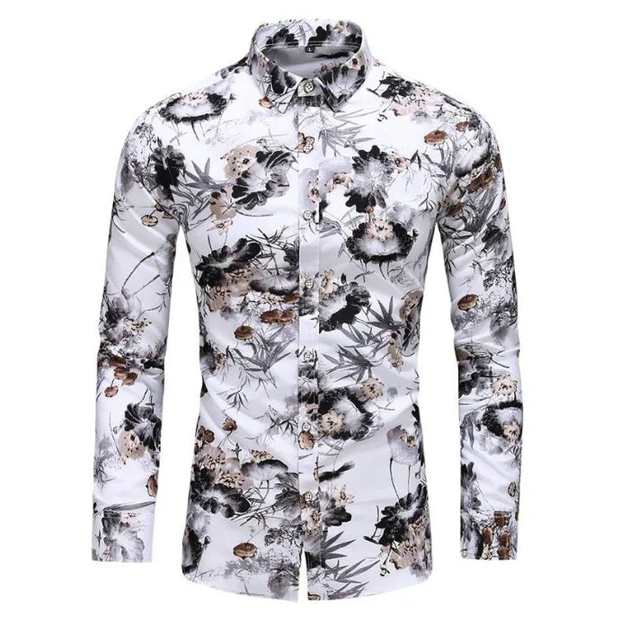 Flora Shirt | Slim Fit | Gedurfde Bloemenprint