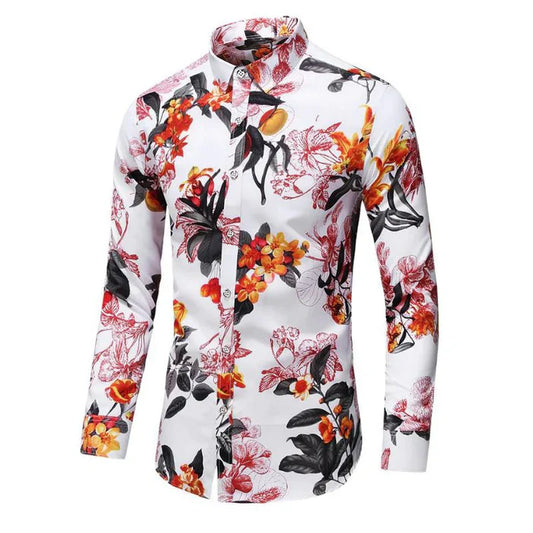 Flora Shirt | Slim Fit | Gedurfde Bloemenprint