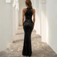 Seraphina Gala Dress | Fluweel & Kant | Luxe Avondjurk
