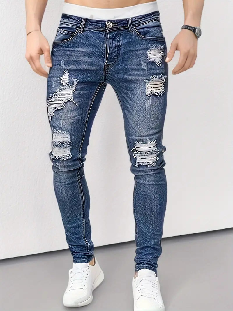 Impact Denim | Destroyed Skinny Fit | Gebleekte Streetlook
