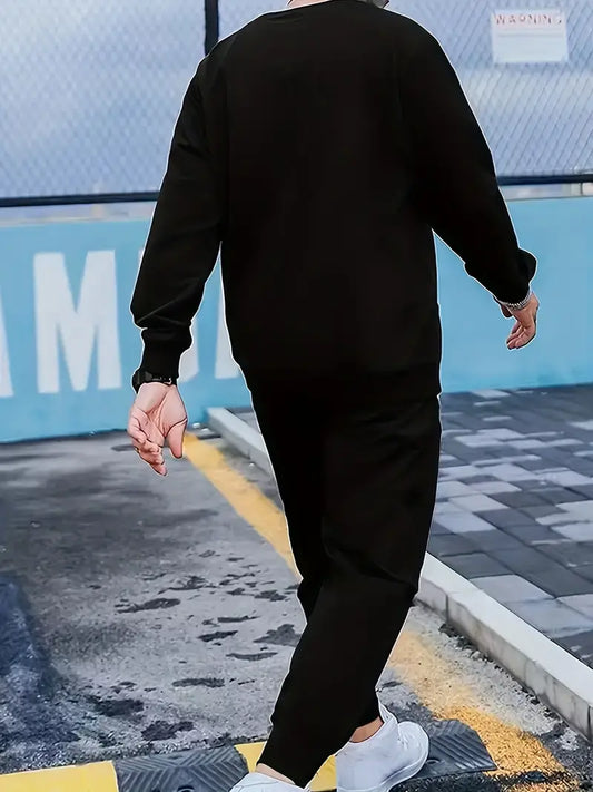 Heren Sweater Joggingpak | Relaxed Fit Set | Comfort & Streetstyle