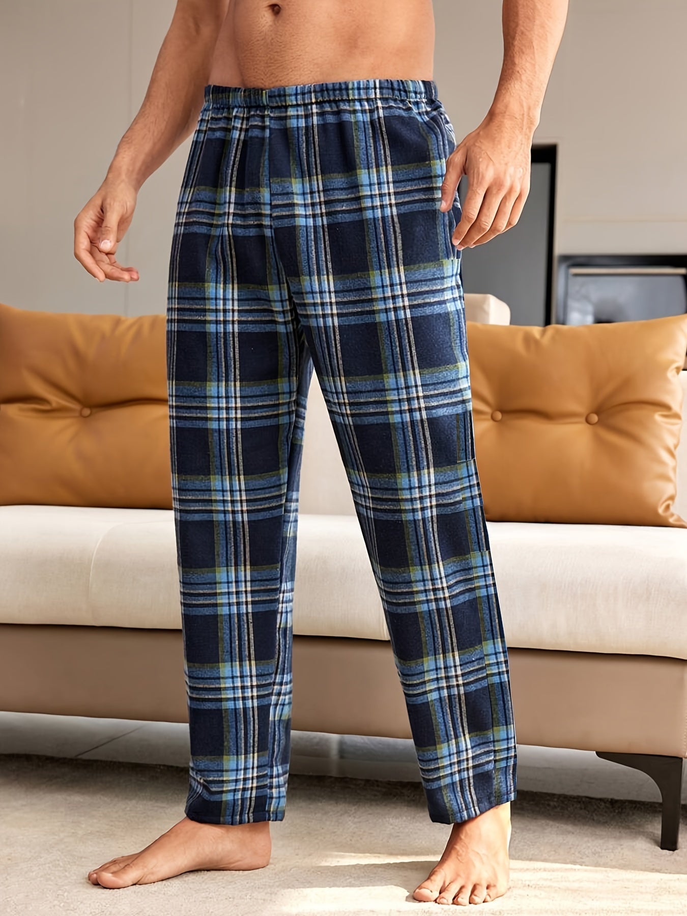 Heren Pyjamabroek | Comfortabel & Ademend | Klassiek Geruit