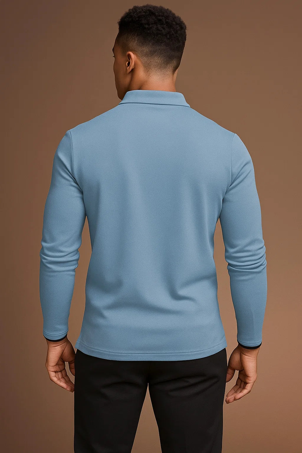 Heren Polo Shirt | Lange Mouwen | Klassiek & Stijlvol