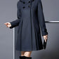 Vintage A-lijn Jas met Capuchon | Elegant & Warm