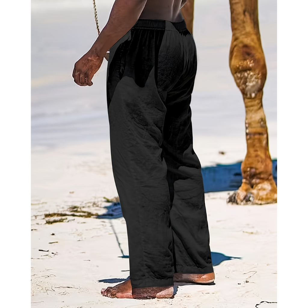 Linnen Strandbroek voor Heren | Relaxed Fit | Casual Summer Vibe