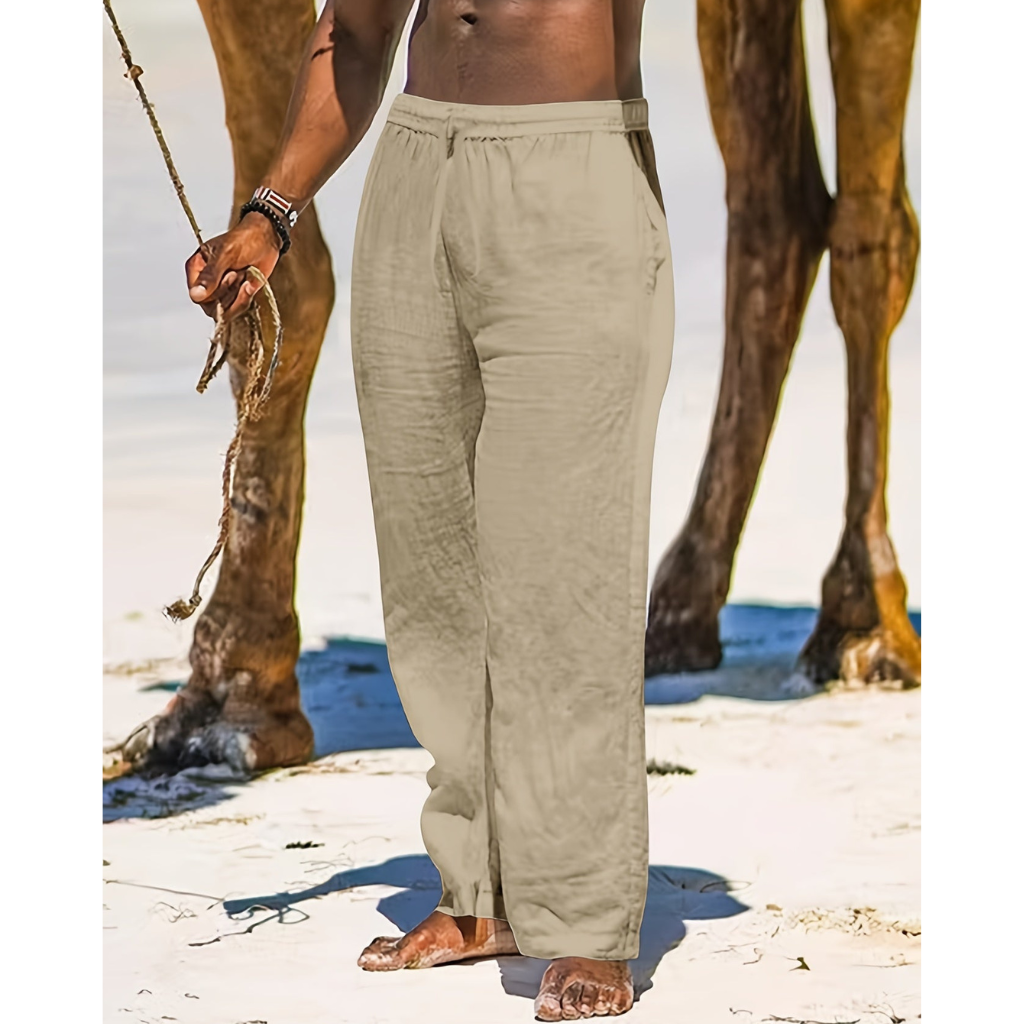 Linnen Strandbroek voor Heren | Relaxed Fit | Casual Summer Vibe
