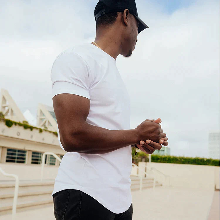 Heren Basic T-Shirt | Ronde Hals | Slim Fit Essential