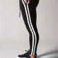 Tapered Trackpants met Zijstrepen | Slim Fit Gymwear | Stretch Comfort