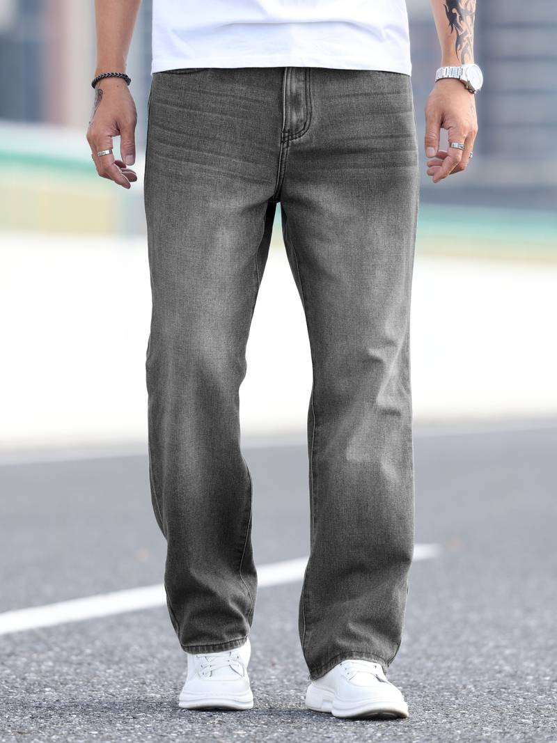 Faded Denim Jean | Loose Fit | Vintage Washed Look