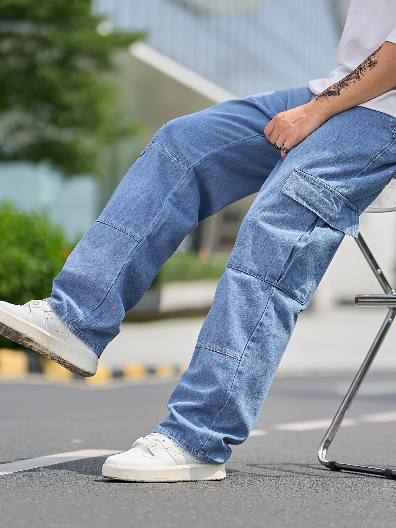 Heren Cargo Jeans | Loose Fit | Urban Streetwear