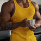 MuscleFit Rib Tanktop | Sportieve Singlet | Zomer & Gym Essential