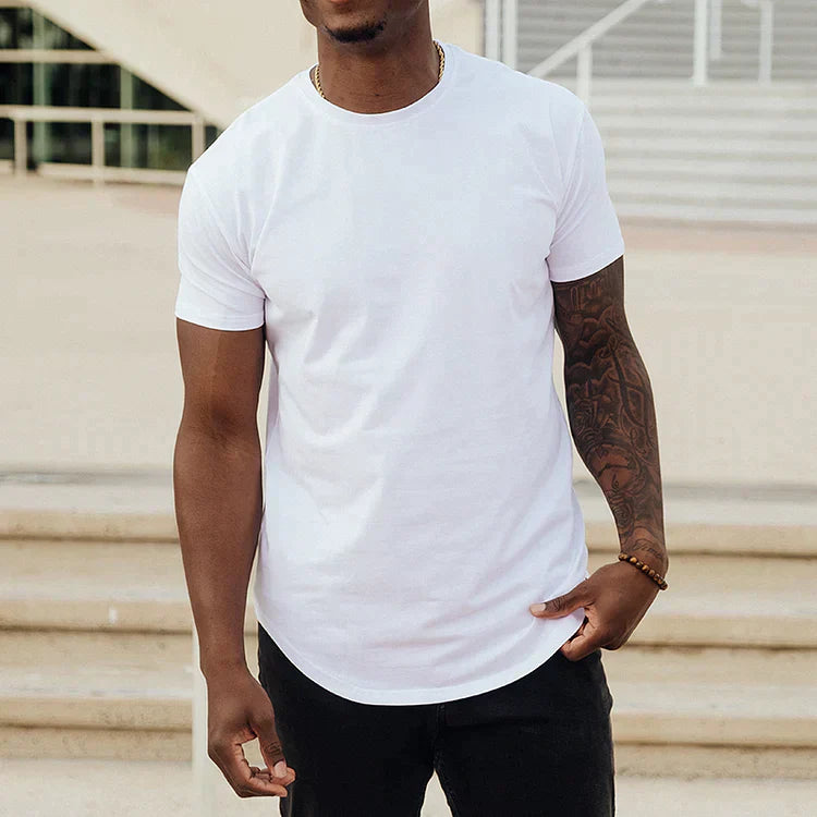 Heren Basic T-Shirt | Ronde Hals | Slim Fit Essential