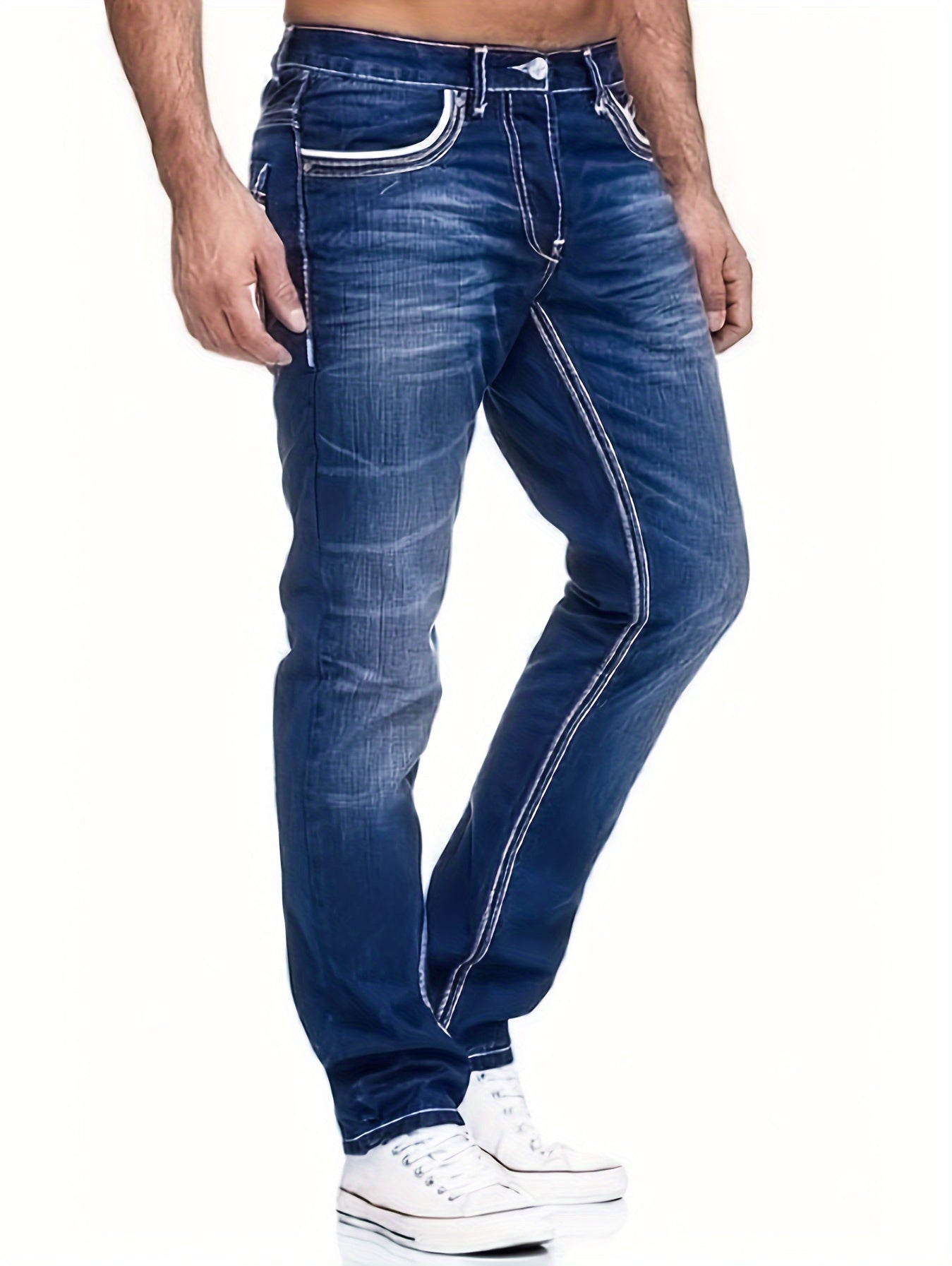 Regular Fit Jeans met Used Look | Stoer & Casual | Tijdloze Denim Style