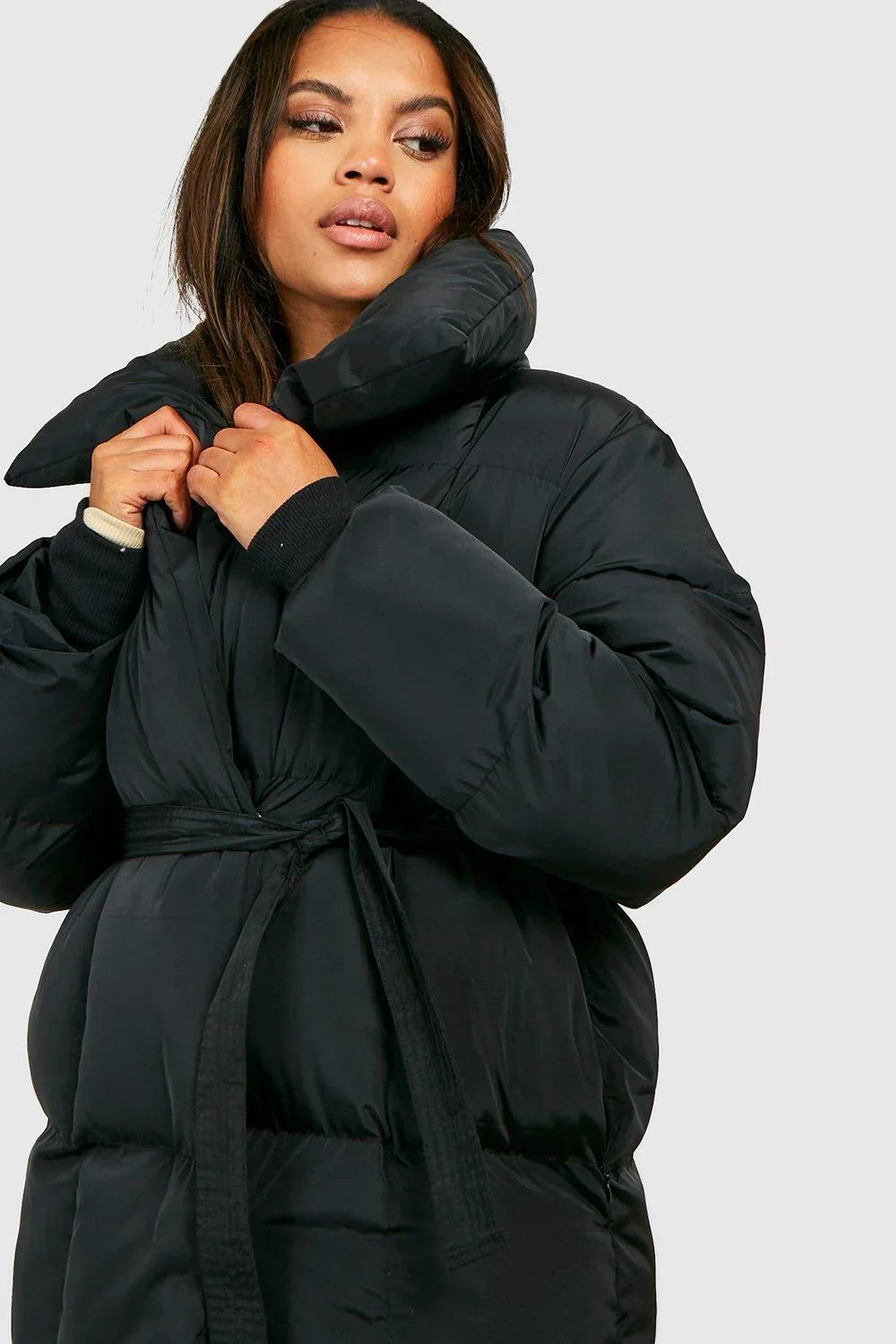 Aspen Belted Puffer | Tailleaccent | Winterproof Elegantie