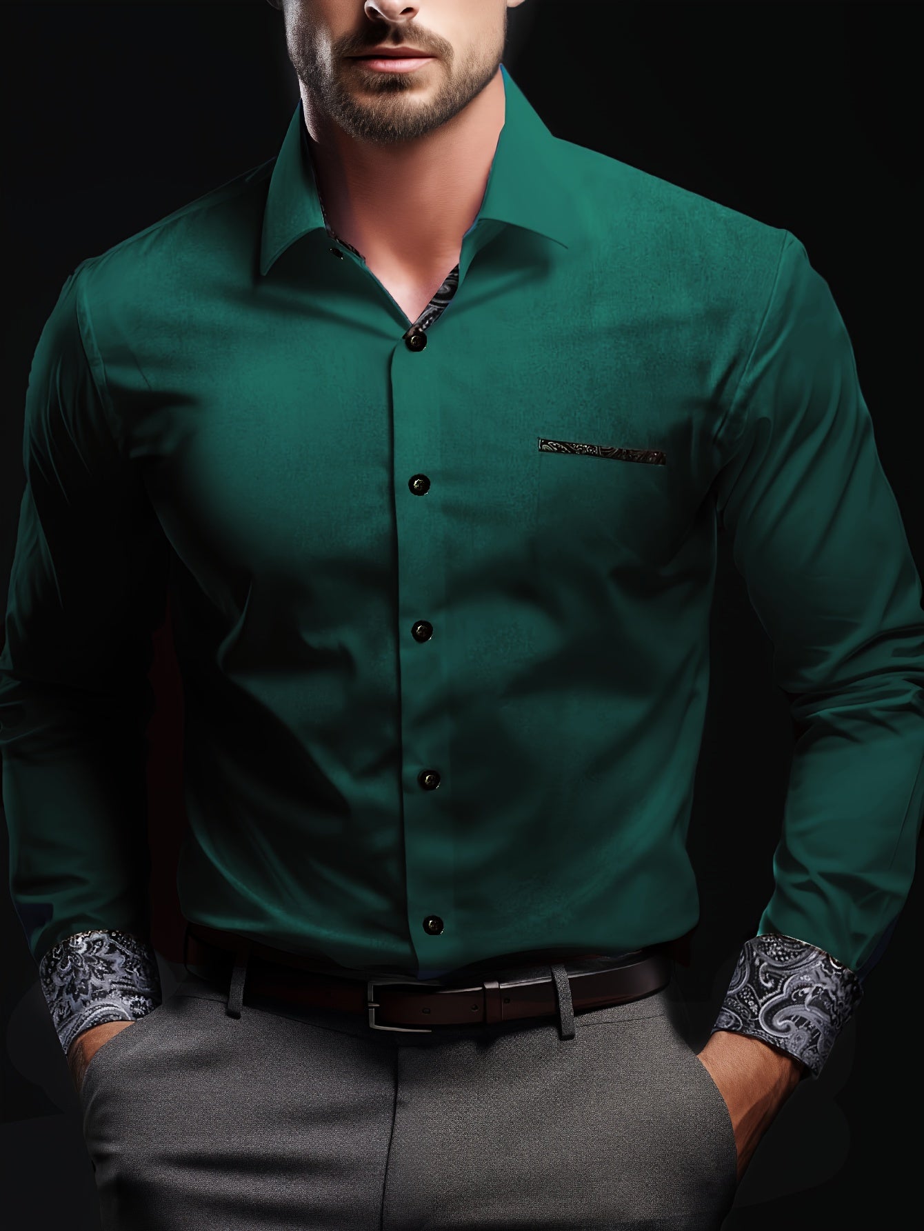 Heren Slim-Fit Overhemd | Elegant & Stijlvol | Perfect voor Elke Gelegenheid