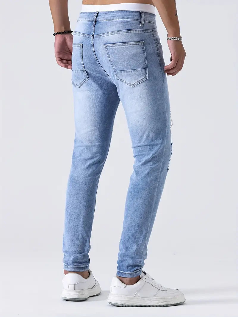 Impact Denim | Destroyed Skinny Fit | Gebleekte Streetlook