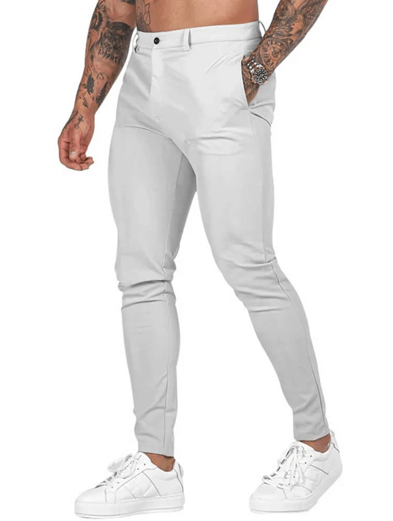 Herenbroek | Katoenmix Stretch | Slim Fit met Meervoudige Kleuropties