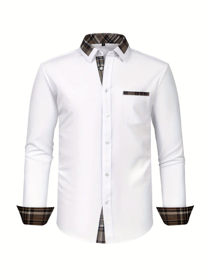 Heren Casual Overhemd | Stijlvol & Uniek | Contrastdetails