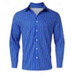 Bold Stripe Poplin Shirt | Slim Fit | Vibrant Smart Casual
