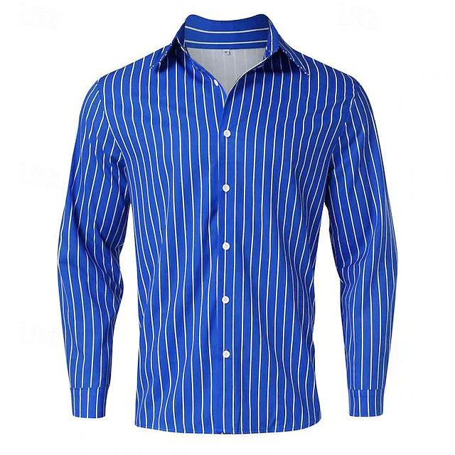 Bold Stripe Poplin Shirt | Slim Fit | Vibrant Smart Casual