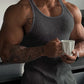 MuscleFit Rib Tanktop | Sportieve Singlet | Zomer & Gym Essential