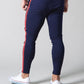Tapered Trackpants met Zijstrepen | Slim Fit Gymwear | Stretch Comfort