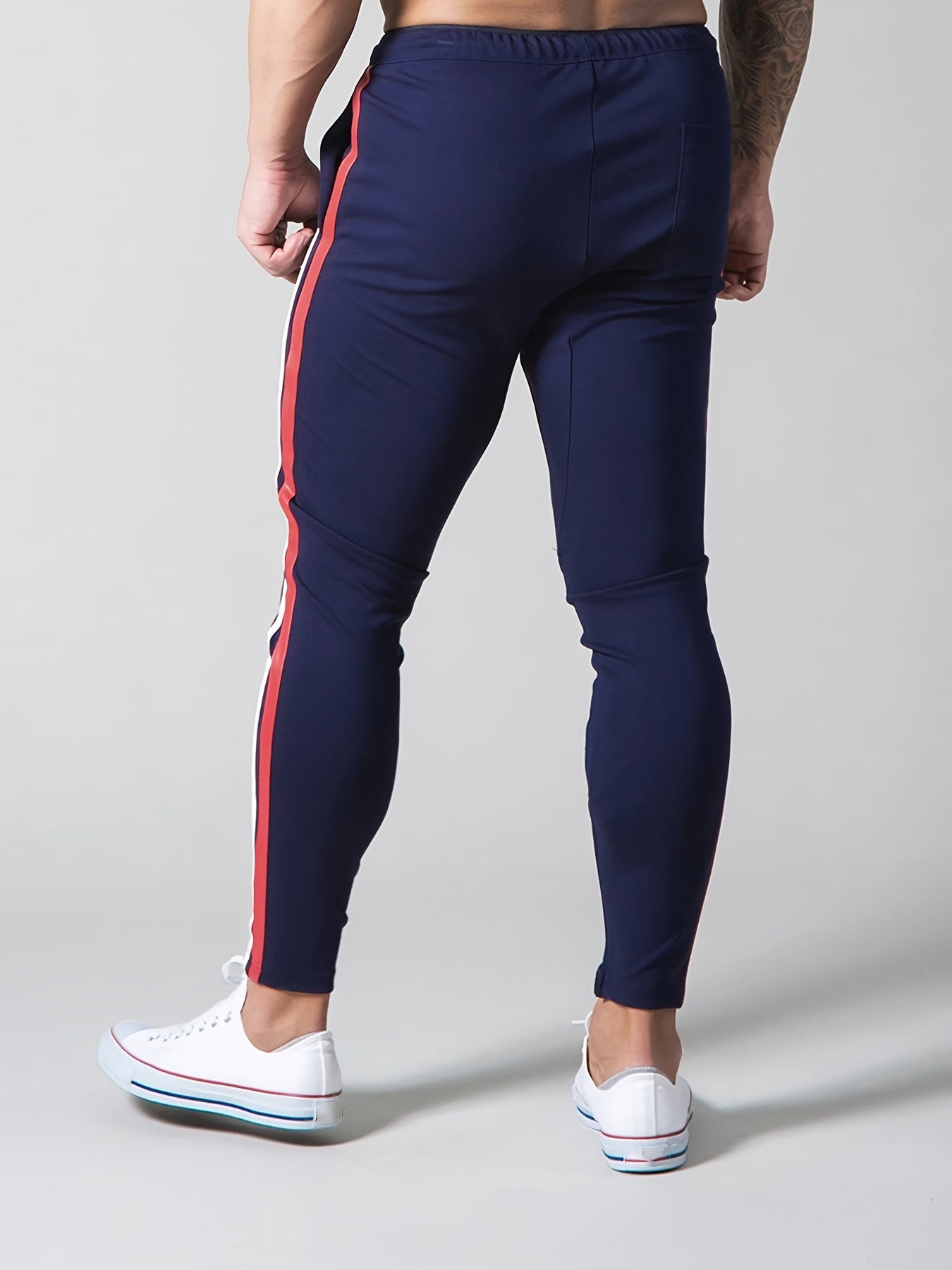 Tapered Trackpants met Zijstrepen | Slim Fit Gymwear | Stretch Comfort