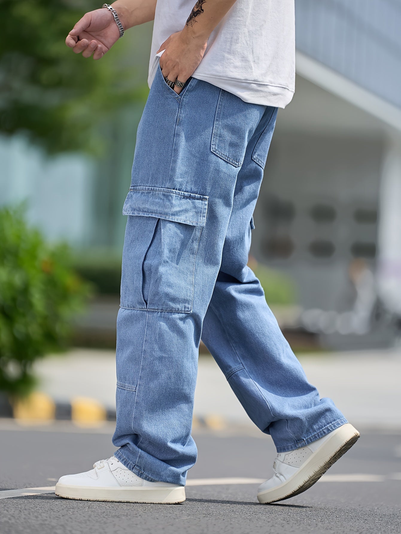 Heren Cargo Jeans | Loose Fit | Urban Streetwear