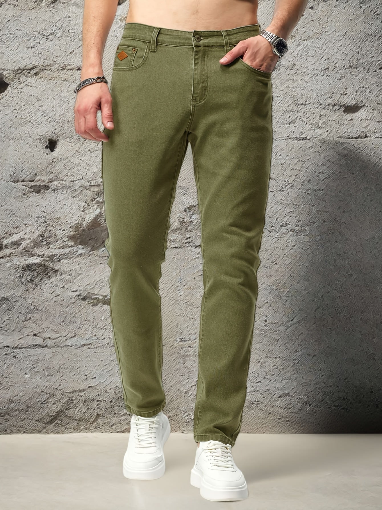 Heren Slim Fit Stretch Broek | Casual Clean Look | Tijdloze Stijl