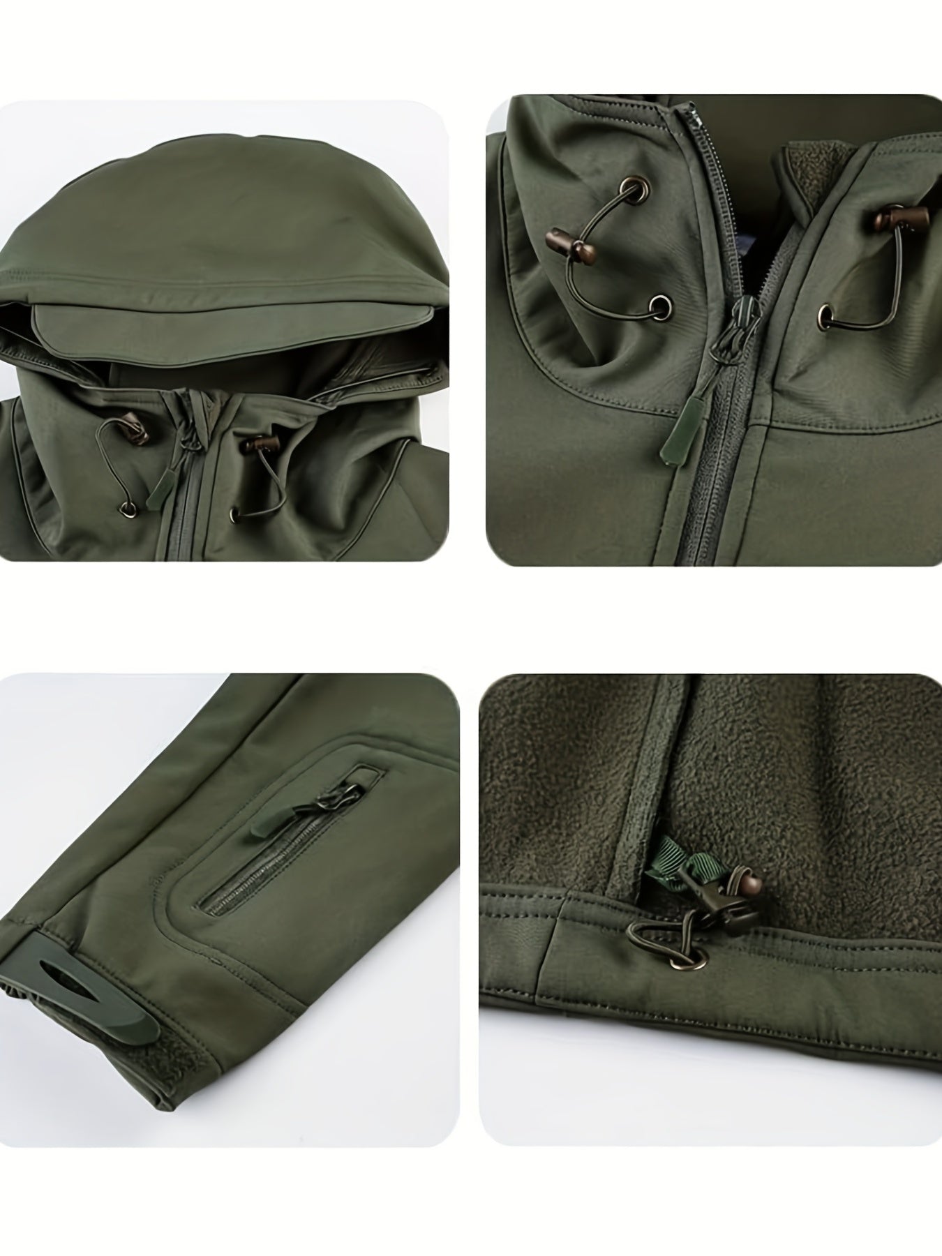 Heren Tactical Softshell Jas | Wind- & Waterdicht | Outdoor & Militair Stijl