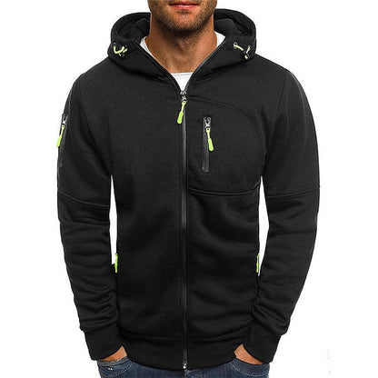 Heren Hoodie met Rits | Comfortabel & Sportief | Perfect voor Elke Dag