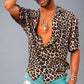 Wild Spirit Shirt | Slim Fit | Gedurfde Leopard Look