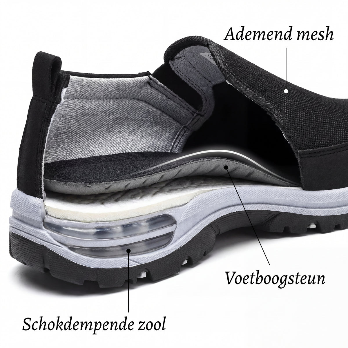 StepEase Pro - technologie en schokdemping detail