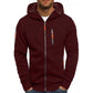 Heren Hoodie met Rits | Comfortabel & Sportief | Perfect voor Elke Dag