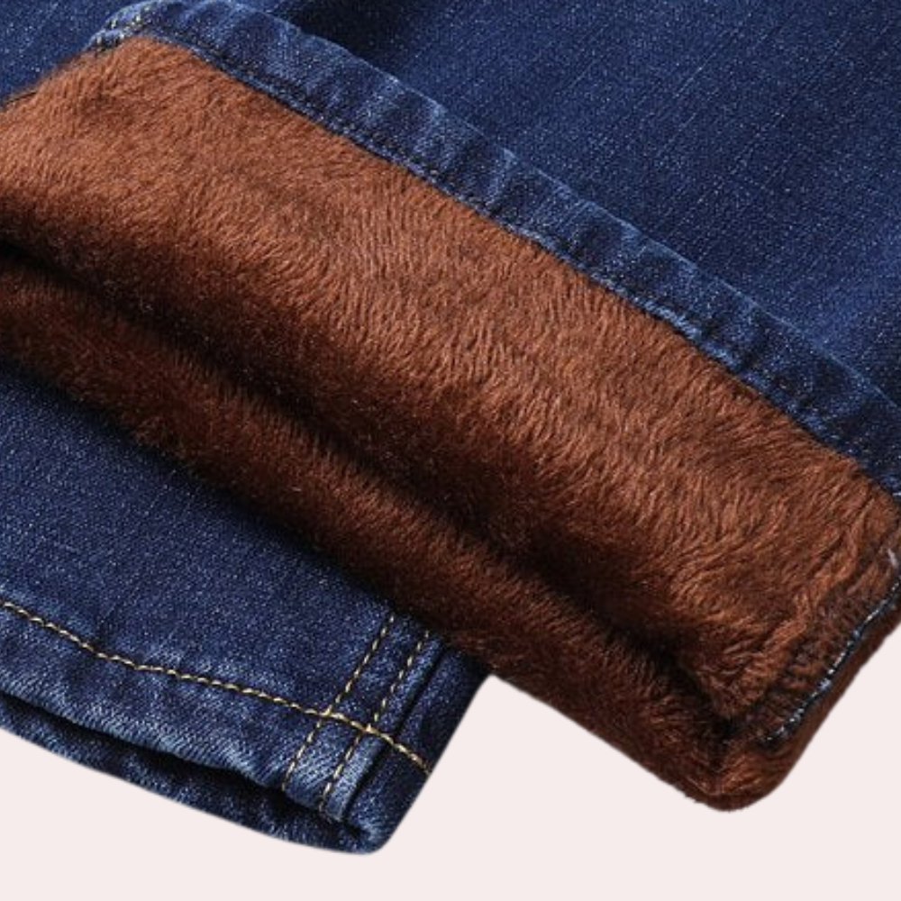 Arctic Denim | Rechte Pasvorm | Warm Gevoerd