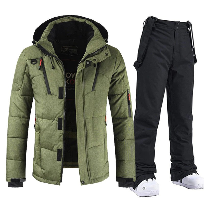 Nordic Set | Gewatteerde Winterjas & Thermo Broek | Stijlvol & Functioneel