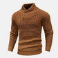 Nordic Button Knit | Geweven Structuur | Warme Colkraagstijl