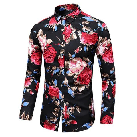 Firenze Floral Shirt | Slim Fit | Statement Bloemenprint