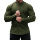 Prestige Fit Shirt | Lange Mouwen | Slim Fit met Opstaande Kraag