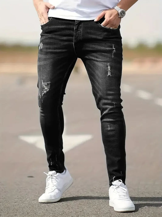 StreetFlex Denim | Slim Fit | Subtiele Slijtagedetails