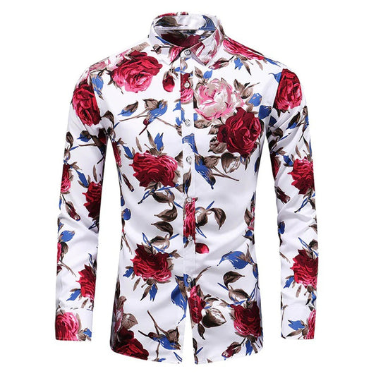 Firenze Floral Shirt | Slim Fit | Statement Bloemenprint
