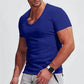 Diepe V-Tee | Slim Fit | Basic met Diepe Halslijn