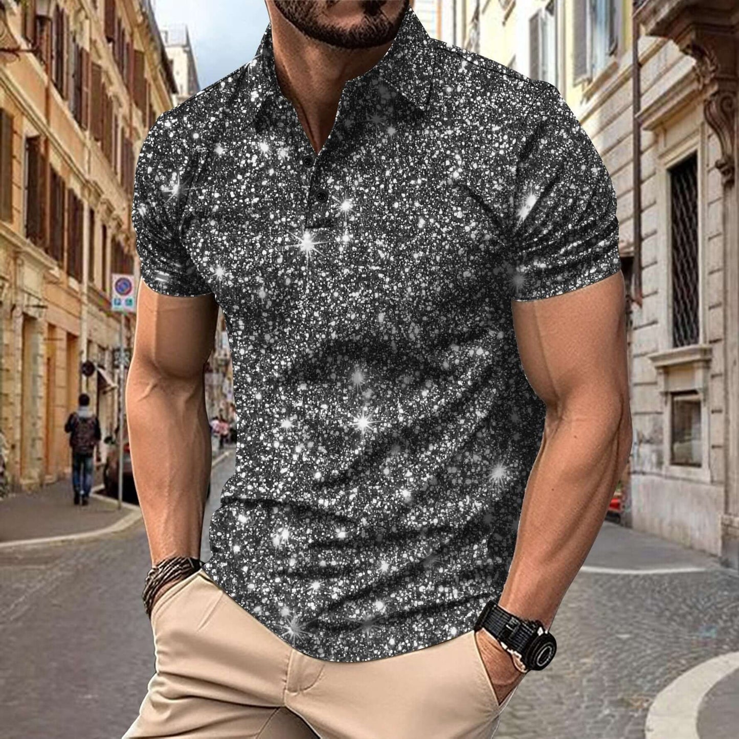 Botanica Polo | All-Over Print | Slim Fit Zomerstijl
