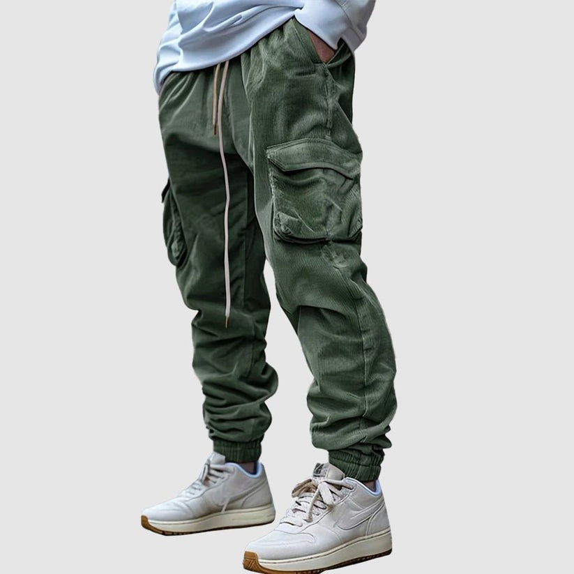 Urban Dune Jogger | Gewassen Cargo Look | Tapered Streetfit