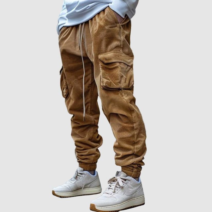 Urban Dune Jogger | Gewassen Cargo Look | Tapered Streetfit