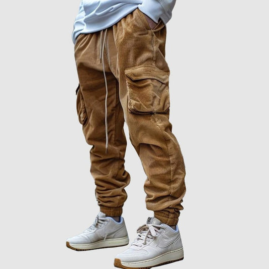 Urban Dune Jogger | Gewassen Cargo Look | Tapered Streetfit